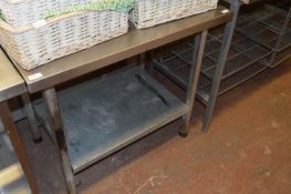 Stainless Steel Preparation Table with Undershelf