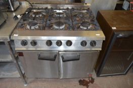 Falcon Dominator Six Ring Commercial Gas Cooker Over Oven