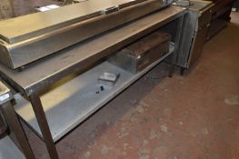 Stainless Steel Preparation Table with Undershelf