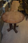 Circular Darkwood Table