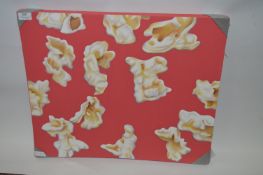 Unframed Printed Canvas Depicting Popcorn 20x24