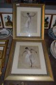 Set of Three Gilt Framed Prints 