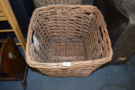 Square Cane Log Basket