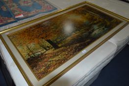 Large Gilt Framed Print 