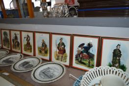 Set of Seven Framed Prints 
