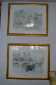 Pair of Gilt Framed Prints 
