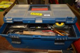 Toolbox and Contents of Handtools, Screwdrivers, Pliers, etc.