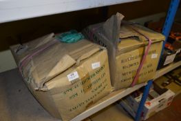 Two Boxes of 10x200 of Blue & Green Disposable Vinyl Gloves