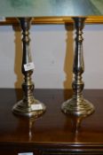 Pair of Silver Plated Candlesticks
