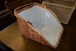 Cane Shute Log Basket