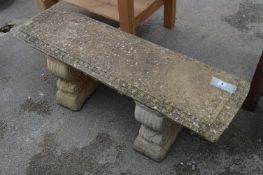 Simulated Stone Garden Seat