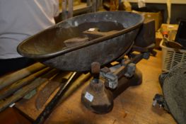 Large Cast Iron Scales and Weights