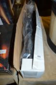 Box of Three Black Metal Fireside Tongs