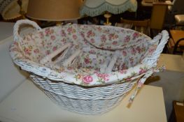 Cane Linen Basket and other Baskets