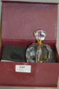 Heavy Glass Scent Bottle in Presentation Case