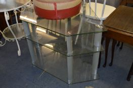 Three Height Glass TV Stand
