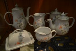 Denby Pottery Teaware, Tea and Coffee Pots, Cheese Dish, Jugs, etc.
