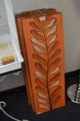 Four Aboriginal Style Prints on Canvas