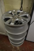 Four Mercedes Alloy Wheels