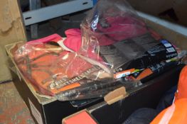 Box Containing Ladies Soft Shell Cycling Jackets (Pink and Green)