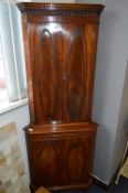 Mahogany Corner Unit Drinks Cabinet