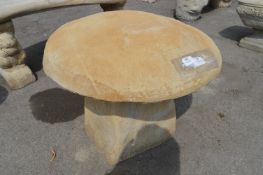 Reconstituted Limestone Toadstool