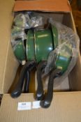 New Green Enamel Pan Set