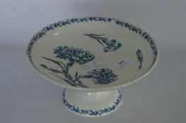 French K.G. Luneville Blue & White Comport