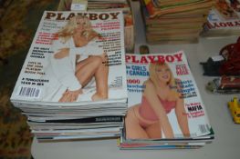 Collection of Fifty Playboy Magazines 1996-2000