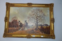 Gilt Framed OIl on Canvas 