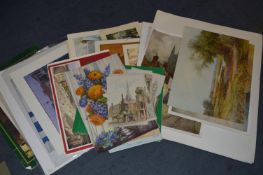 Collection of Assorted Unframed Prints