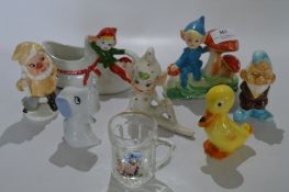Pixie and Gnome Ornaments etc.