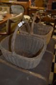 Two Wicker Baskets
