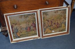 Pair of Framed Needlework Panels