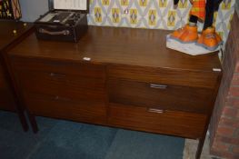 1960/70s Afromosia Furniture African Hardwood Six Drawer Sideboard