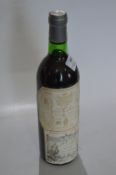 Bottle of Marques de Riscal Wine Rioja 1973