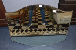 Large Bevelled Edge Wall Mirror