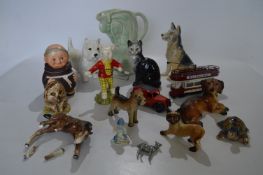 Tray Lot of Pottery; Goebel, Beswick, Midwinter, etc.