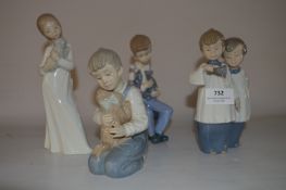 Collection of Nao Lladro Figurines 