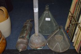 Copper Posher and a Fire Extinguisher