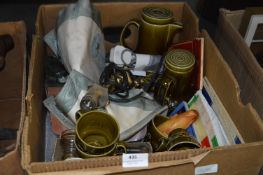 Mixed Lot of Beswick Tea Set, Masonic Sash, Tennis Balls, Maps, etc.