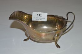 Hallmarked Silver Gravy Boat 
