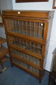 Globe Wernicke Four Height Lead Glazed Bookcase