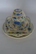 Masons Regency Ginger Jar, Dish and Dinner Plates