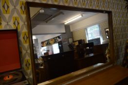 Mid Century Walnut Framed Wall Mirror