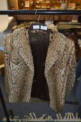 Ocelot Fur Waist Length Jacket