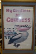 Framed Guinness Poster