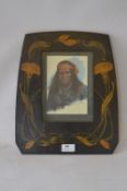 Victorian Painted Inlaid Effect Photo Frame