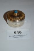 Hallmarked Silver and Gilt Pencil Sharpener 