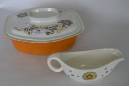 Poole Pottery Tureen and Broadhurst Kathy Winkle Gravy Jug